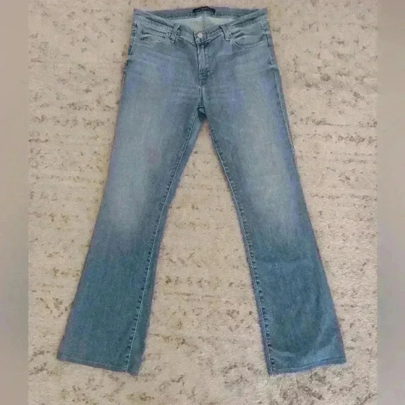 J Brand Women's Litah High Rise Light Wash Boot Cut Stretch Jean 27 - Picture 2 of 13